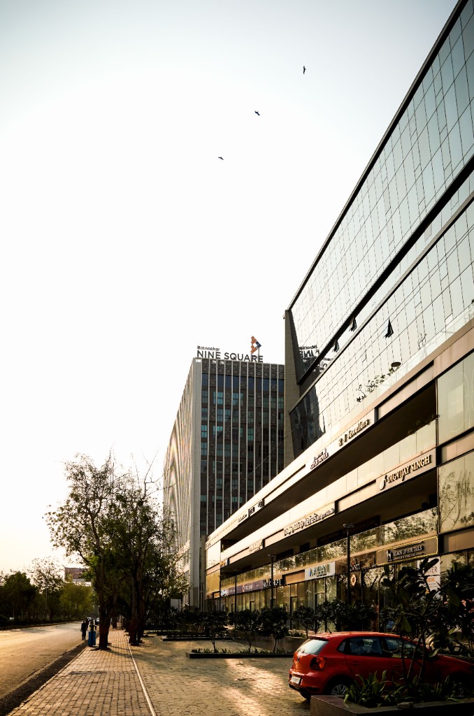 Commercial plaza and office exterior